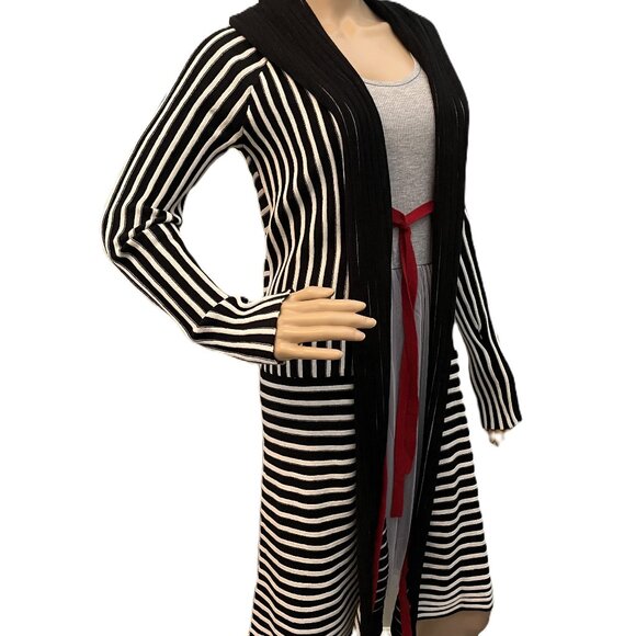 Alberto Makali Wool Blend Long Sweater Cardigan